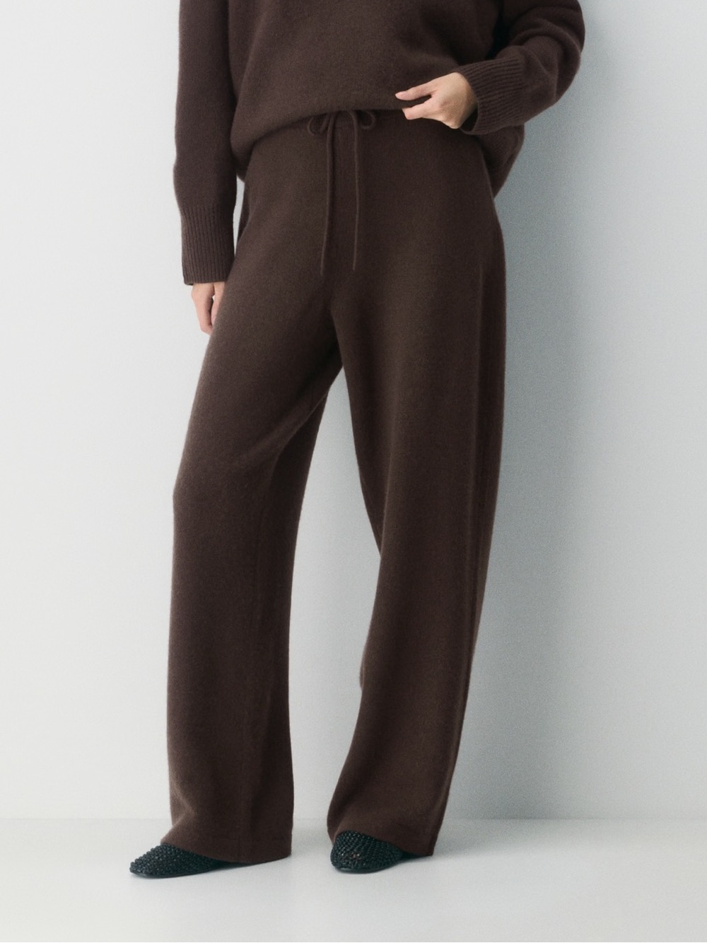 The Group by Babaton LUXE CASHMERE WIDE PANT